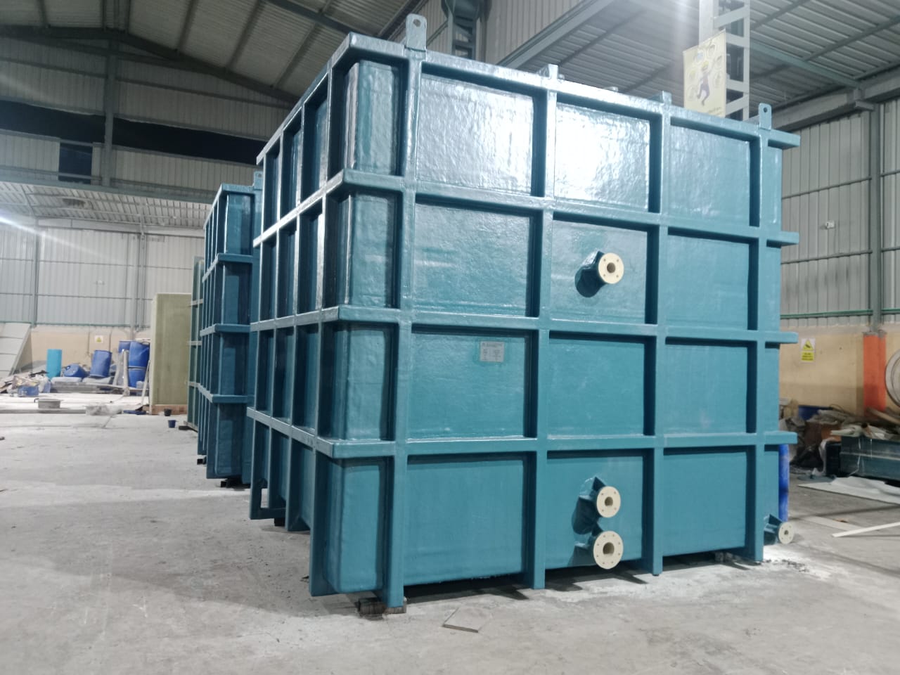 FRP / GRP Fibre Glass Reinforced Plastic Storage Tanks